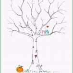 Bemerkenswert Fingerabdruck Baum Vorlage &amp; andere Motive Kostenlos Zum