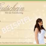 Bemerkenswert Gutschein Fotoshooting Vorlage Ro36