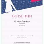 Bemerkenswert Gutschein Tanzschule