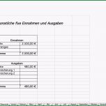 Bemerkenswert Haushaltsbuch Als Excel Vorlage Kostenlos