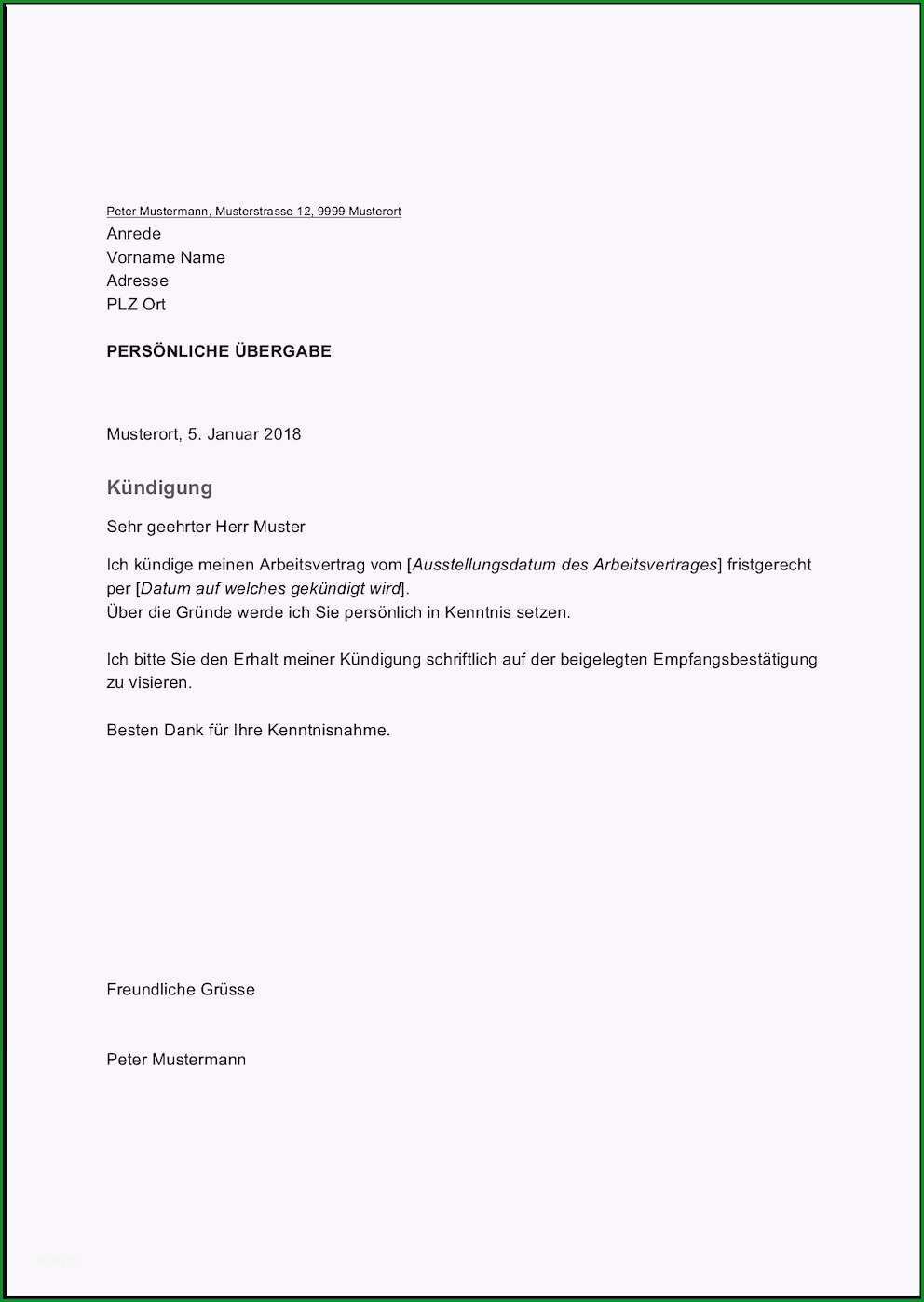 wohnung kundigungsschreiben vorlage