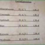 Bemerkenswert "preisliste Getränke" Pension Villa sonneck St Peter