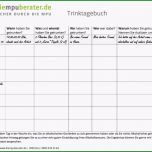 Bemerkenswert Trinktagebuch Alkohol