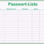 Bemerkenswert Vorlage Passwort Liste Kennwort Liste