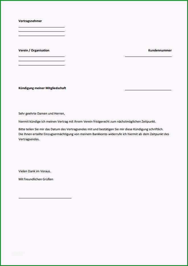 wohnungskundigung vorlage pdf