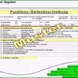 Beste 16 Stellenbeschreibung Vorlage Excel