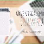Beste Adventskalender Für Chaoten so Klappt’s Eine Vorlage
