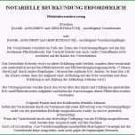 Beste Erbausschlagung Testament Handschriftlich