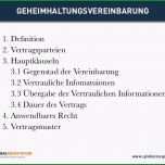 Beste Geheimhaltungsvereinbarung Muster Und Vorlage