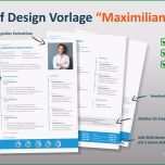 Beste Lebenslauf Design Vorlage Professionelle Bewerbung