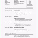 Beste Lebenslauf Vorlagen &amp; Muster Kostenlose Word Vorlage