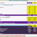 Beste Modell Zur Kalkulation Des Deckungsbeitrages Excel