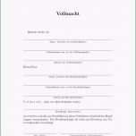 Beste Muster Einer Vollmacht