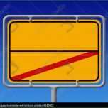 Beste ortsschild ortsausgang Ohne Text Stock