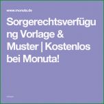 Beste sorgerechtsverfügung Vorlage &amp; Muster