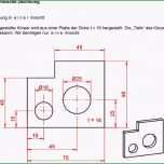 Einzahl 17 Schriftfeld Technische Zeichnung Vorlage A4