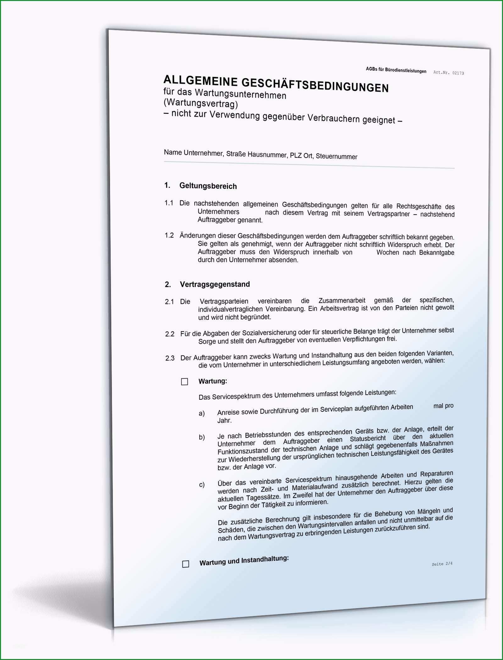 agb nstleistungen wartungsunternehmen