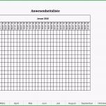 Einzahl Anwesenheitsliste 2016