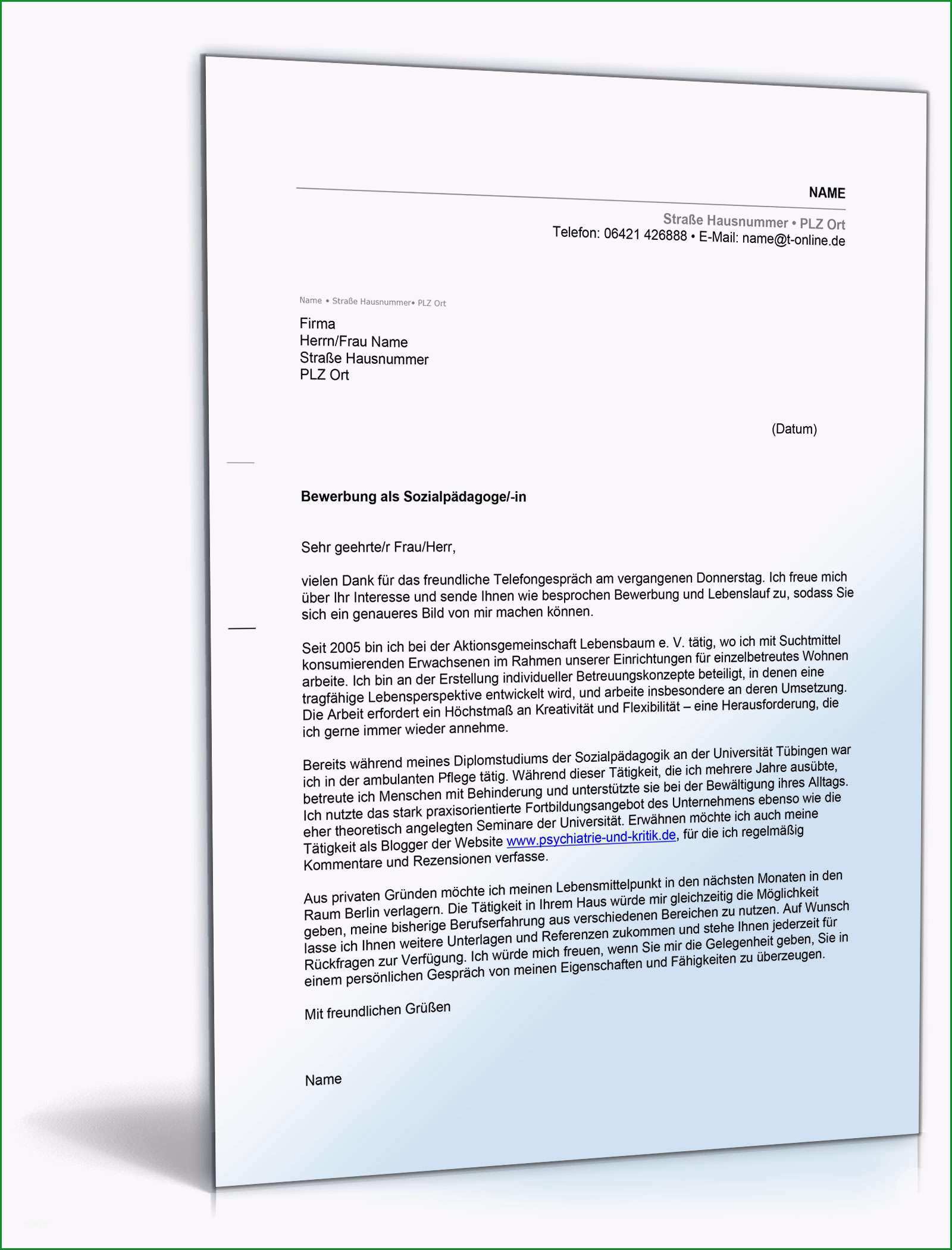 Einzahl Bewerbungsschreiben Muster Bewerbungsschreiben