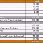 Einzahl Cashflow Rechnung Excel Vorlage