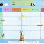 Einzahl Der Stundenplan Stundenplan Vorlagen Zum Ausdrucken