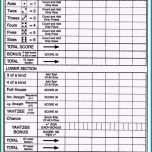Einzahl Detaillierte Kniffel Vorlage Excel