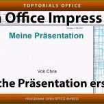 Einzahl Einfache Präsentation Erstellen Mit Open Fice Impress