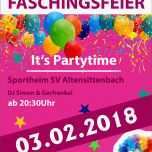 Einzahl Faschingsfeier Beim Sva – Sv 1928 Altensittenbach
