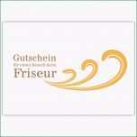 Einzahl Frischer Gutschein Für Einen Besuch Beim Friseur