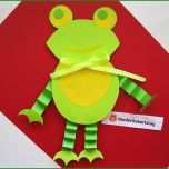Einzahl Frosch Basteln Mit Kindern Vorlage Und Anleitung