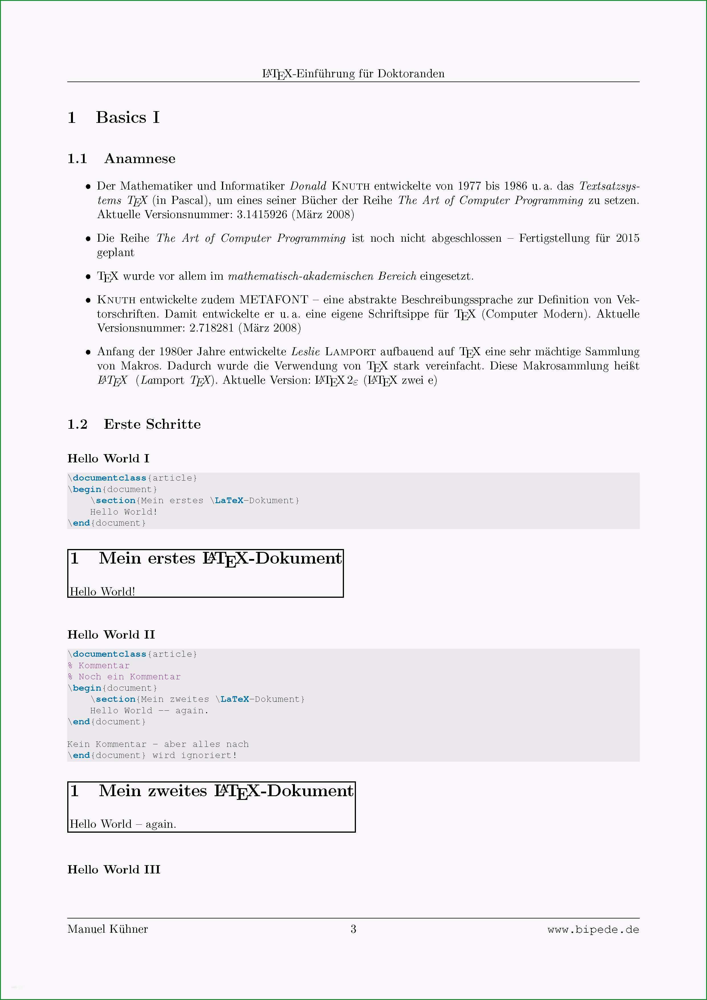 Einzahl Handout Vorlage Word Hübsch Latex – Manuel Kuehner