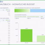 Einzahl Haushaltsbuch Vorlage