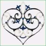 Einzahl Herz Vorlage Groß Best Christbaumschmuck Herz Groß Blau