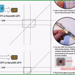 Einzahl iPhone 5 Micro Mini Sim Auf Nano Sim Größe Zuschneiden