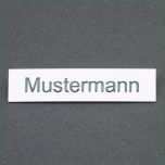 Einzahl Klingelschild Briefkastenschild Gravur Koln Vorlage