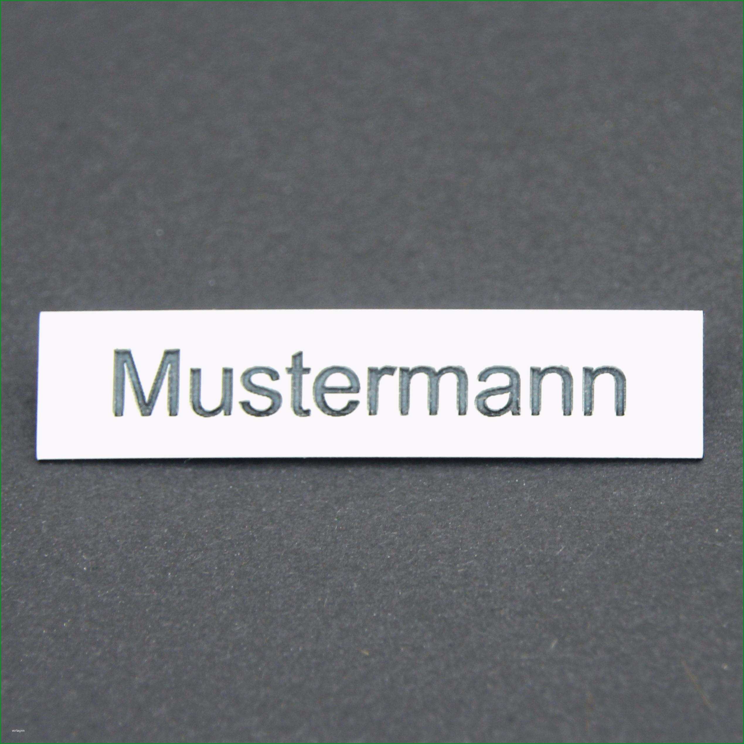 Einzahl Klingelschild Briefkastenschild Gravur Koln Vorlage