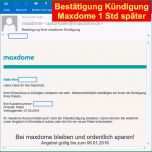 Einzahl Kündigung Maxdome Vorlage Post Und Fax Codedocu De sonstiges