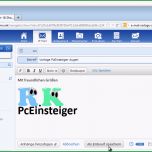 Einzahl Pceinsteiger Vorlage Für E Mail Bei Gmx Nutzen