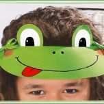 Einzahl Schirmmütze &quot;frosch&quot; Basteln Mit Kindern