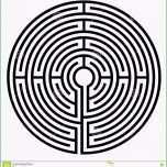 Einzahl Symbole De Labyrinthe Illustration Stock Image