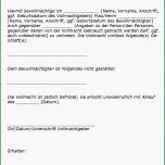 Einzahl Vollmacht Muster &amp; Vorlage