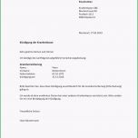 Einzahl Vorlage Kündigungsschreiben Krankenkasse