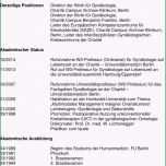 Einzahl Wissenschaftlicher Lebenslauf