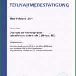 Einzahl Zertifikat B2 Deutsch
