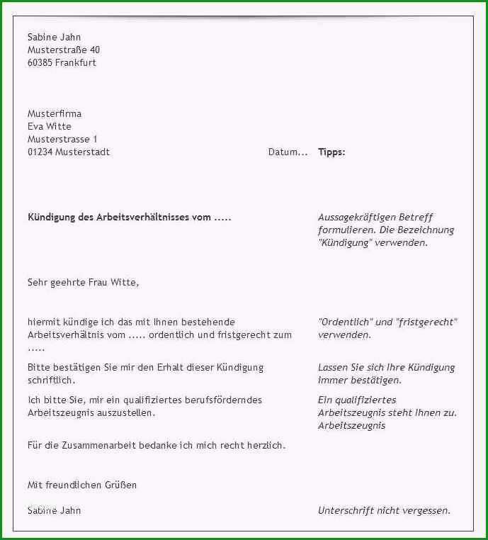 Erstaunlich 15 Kündigung Ausbildungsvertrag Muster