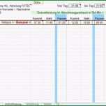 Erstaunlich Arbeitszeiterfassung Excel 2017 Kostenlos Idee