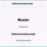 Erstaunlich Datenschutzkonzept Muster Ausschnitt