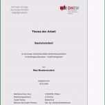 Erstaunlich Deckblatt Projektarbeit Muster Deckblatt Hausarbeit