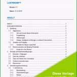 Erstaunlich Lastenheft Vorlage Kostenloser Vordruck Zum Download