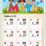 Erstaunlich Mathe Arbeitsblatt Vorlage Für Den Zusatz Zu Fünfzig